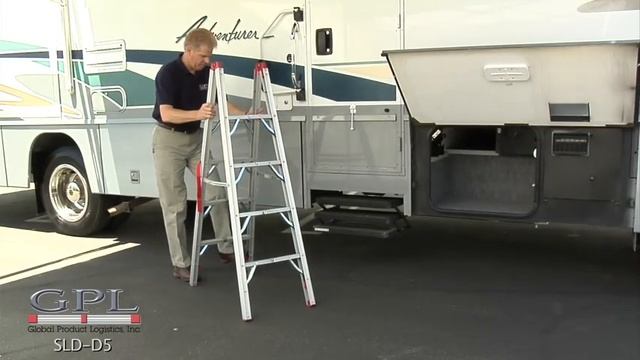 RV 5 Ft Double Sided Compact Folding Ladder RV смотреть онлайн