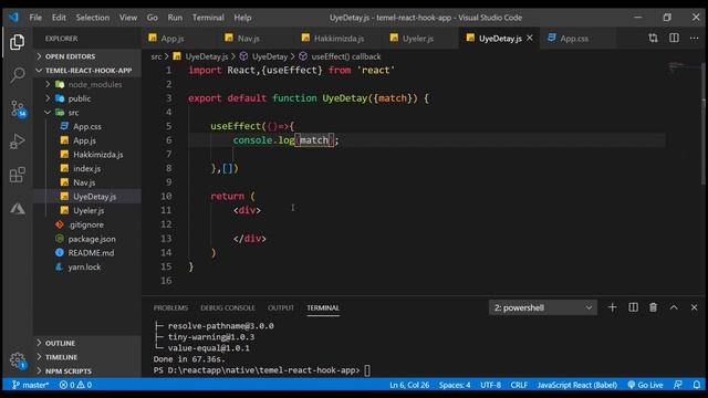 Temel ReactJs (Router) - 11# Match Props Oluşturma смотреть онлайн