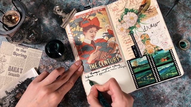 АСМР Оформление Личного Дневника // СКРАПБУКИНГ // Journal With Me ASMR смотреть онлайн