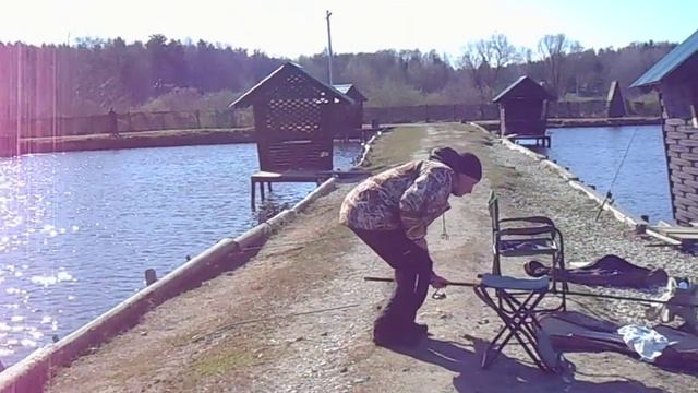 23.04 на Форелевых водоёмах Раменского рыбхоза Гжелка смотреть онлайн