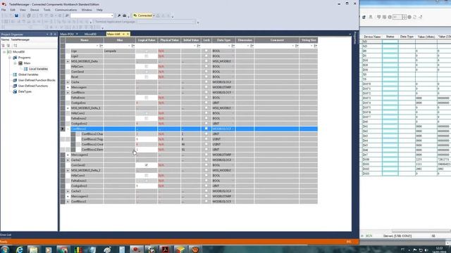 MSG MODBUS Comunicação AllenBradley Micro850 & Delta DVP12SE смотреть онлайн