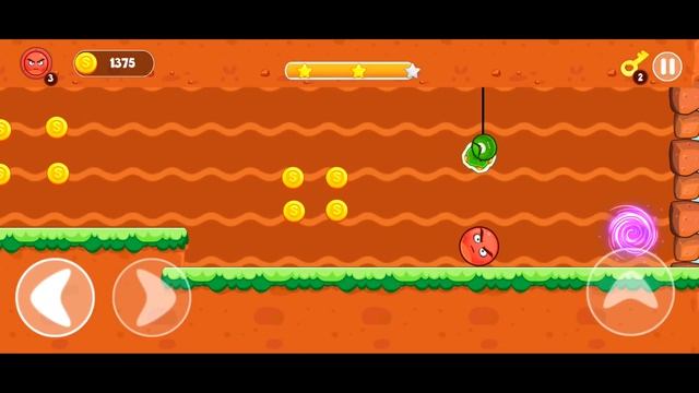 Злой красный шарик - прохождение игры Angry Ball уровень 5-9 смотреть онлайн