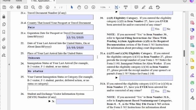 Cómo llenar una solicitud de permiso de trabajo (Formulario I-765) como solicitante de asilo смотреть онлайн