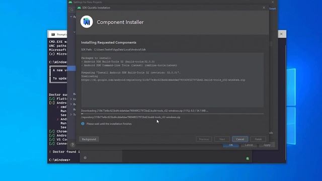 How to install Flutter on Windows: setup Flutter SDK, Android Studio and VsCode смотреть онлайн