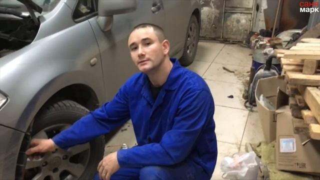 как снять передний бампер ниссан тиида(nissan Tiida)