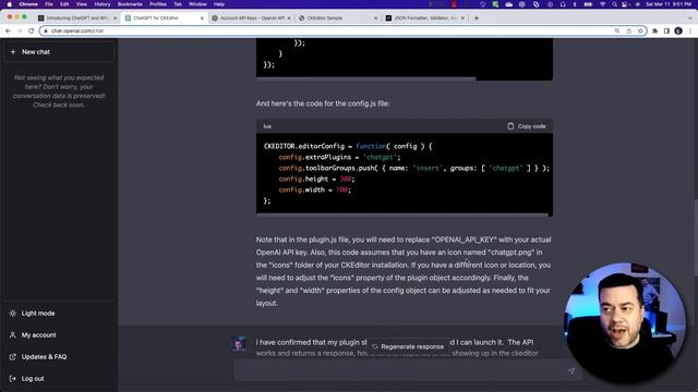 ChatGPT API + CKEditor 4 - I'M A DEVELOPER NOW!!!! смотреть онлайн