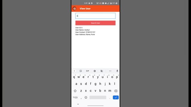 SQLite React Native CRUD смотреть онлайн