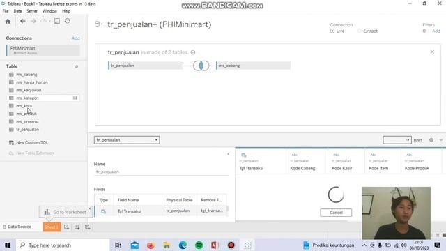 kecerdasan bisnis, tutorial olap dan cara menggunakan tableau dengan database ms acces nim 20205308 смотреть онлайн