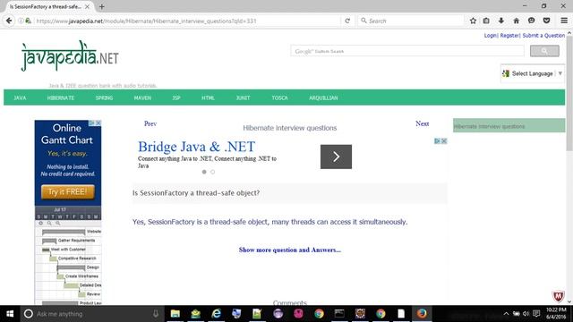 Is SessionFactory a thread-safe object?
- javapedia.net смотреть онлайн