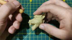 Лепка фигурки из скульптурного пластилина - (Оборотень)