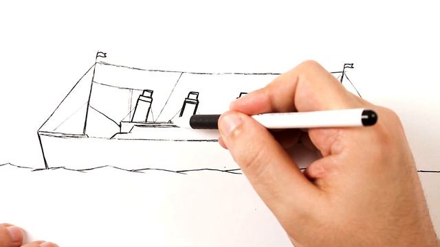 How to draw a Titanic easy смотреть онлайн