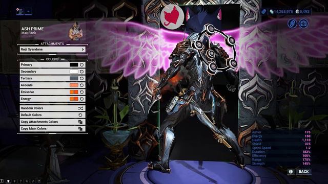 Warframe | Fashion Frame | Ash Prime : King Slayer смотреть онлайн