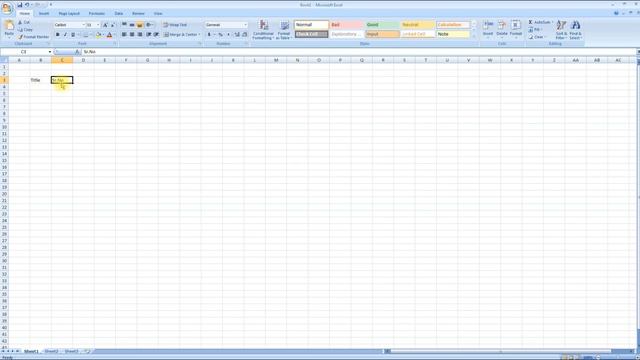 Screen Introduction - Microsoft Excel 2007 - Lesson 1 смотреть онлайн