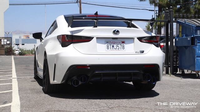 Lexus RC-F Fuji Speedway Edition - GTHaus Meistercraft Titanium Exhaust смотреть онлайн