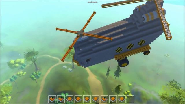 Working chinook - Scrap Mechanic смотреть онлайн