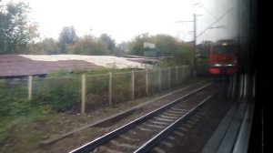 Ярославское направление МЖД. Ярославский вокзал - Сергиев Посад. Поездка на ЭД4М.