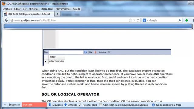 SQL AND ,OR Logical Operators with MySQL Workbench смотреть онлайн