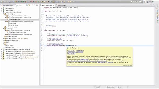 Section 2 Module 3 Part 2: Retrofit Client Code Walkthrough смотреть онлайн