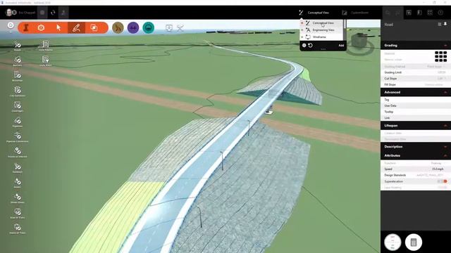 New in InfraWorks (2018.1) Control Label Visibility смотреть онлайн