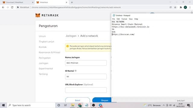 SETTING RPC BSC NETWORK ON METAMASK смотреть онлайн