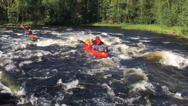 Июль 2020. Сплав по реке Кереть. Порог Мураш смотреть онлайн