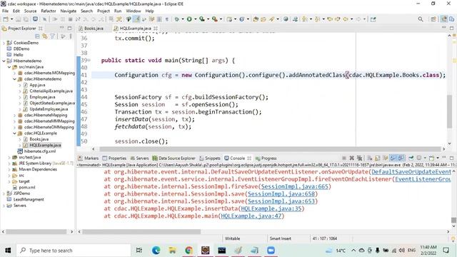 21 Hibernate mapping,HQL смотреть онлайн
