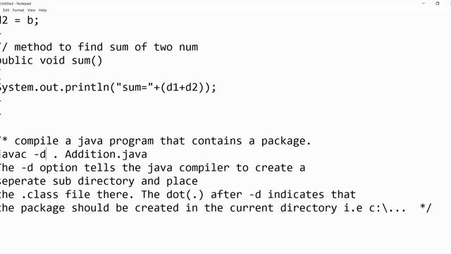 TOPIC: PACKAGES IN JAVA LANGUAGE WITH EXAMPLE PROGRAM. смотреть онлайн