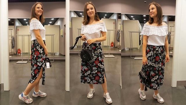 МОЙ ТОП с воланами на плечах: КАК НОСИТЬ? / Модное вязание 2020 / Мамочкин канал смотреть онлайн