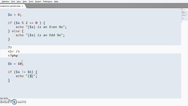 PHP For Beginners: Comparison Operators. смотреть онлайн