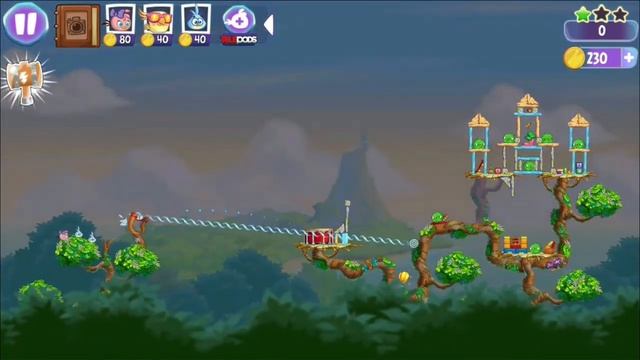 [iOS] Angry Birds Stella прохождение - Серия 3 [Эпизод 1: Уровни 23-33 + Стена свиней 2] смотреть онлайн