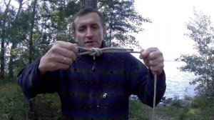Как завязать ПЕТЛЮ на веревке или тросе, чтобы потом можно было развязать? Вяжите восьмерку вот так