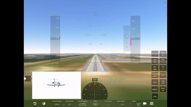 CRJ-200 Landing Tutorial смотреть онлайн