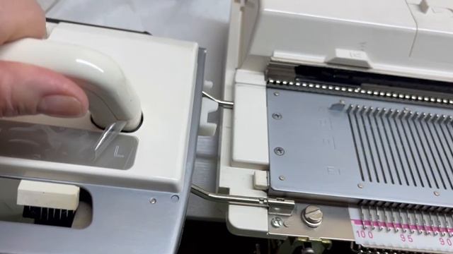 Ажур на вязальной машине Brother. Часть 1