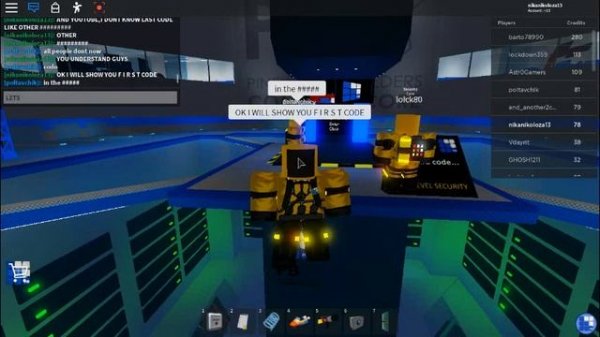 PINEWOOD COMPUTER CORE.SECTOR G CODE AND CORE CHAMBER TWO CODES