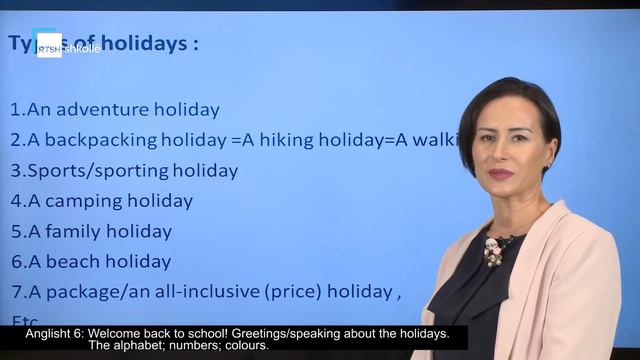 Anglisht 6 - Welcome back to school! Greetings/speaking about the holidays. The alphabet; numbers; смотреть онлайн