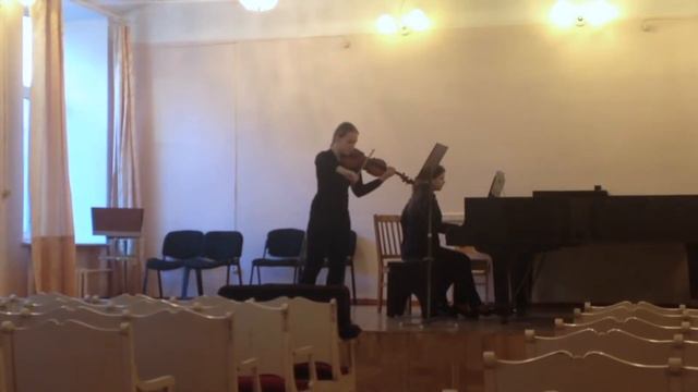 Elizaveta Glazunova (violin) Elizaveta Marchenko (piano) смотреть онлайн