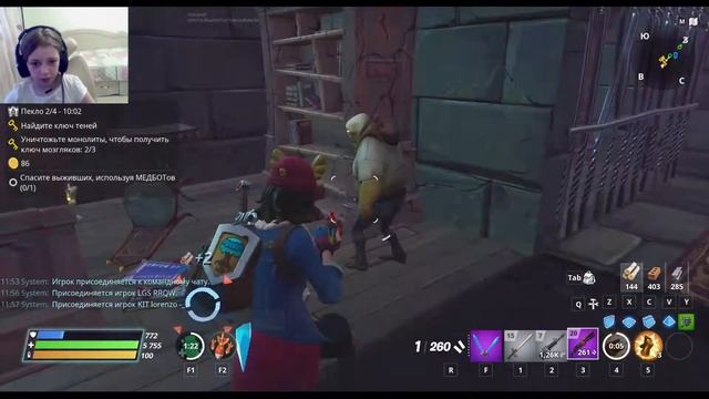 Сражение с Бурей в Фортнайт и Очень Жёсткий Босс! смотреть онлайн