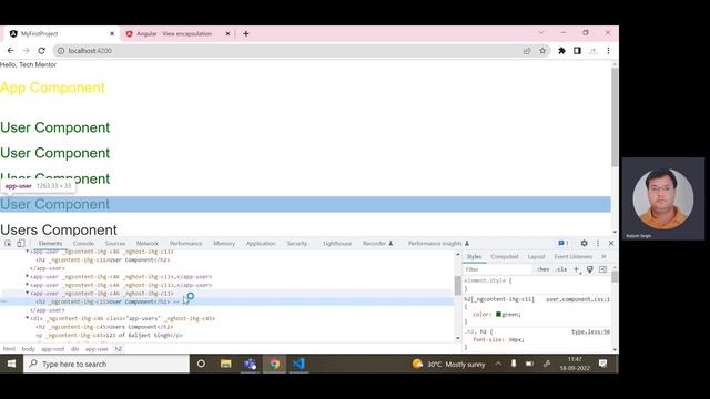 #22 - View Encapsulation | Angular Tutorial in Hindi | Angular Tutorial for Beginners in Hindi смотреть онлайн