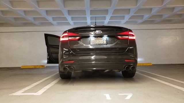2017 Ford Fusion Sport - Custom Exhaust Cold Start & Revs смотреть онлайн