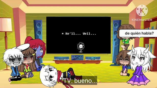 Pasado Undertale reacciona a Sans vs Flowey .w.👍 смотреть онлайн