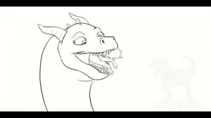 Dragoness Eats Fox - Animation