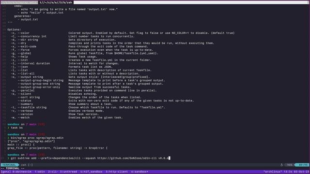 Command line arguments and dependencies in Odin смотреть онлайн