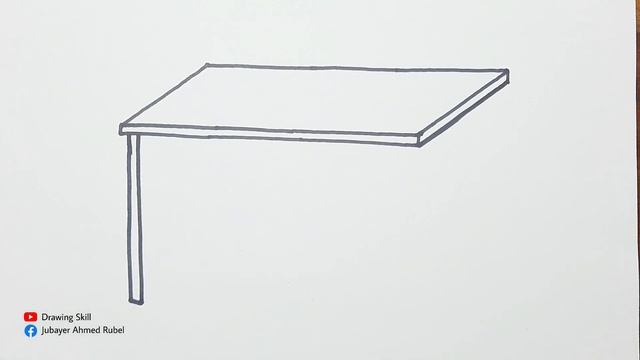 How To Draw Table From 4 Dots | Easy Table Drawing | Dots Drawing смотреть онлайн