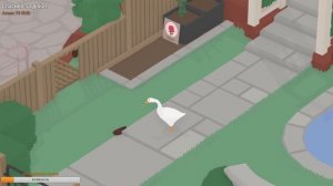 Untitled Goose Game или Игра Про Гуся Первый Запуск,Игра Пройдена