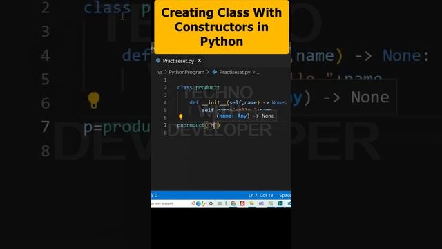 Classes & Objects (OOPS) In Python Part 25 | #pythonprogram #pythonprogramming смотреть онлайн