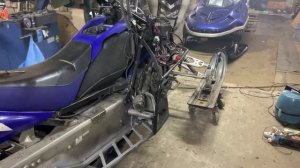 Самодельный снегоход Ямаха с двигателем 1 kr-fe наконец то испытание))))) шок от результата))))