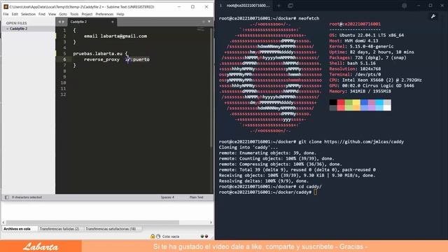Cómo instalar Caddy usando Docker compose смотреть онлайн