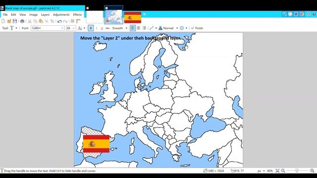 How to Make a Flag Map in Paint. Net смотреть онлайн