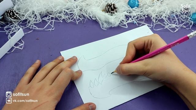 Ледяной дракон с тремя челюстями из бумаги на руку. DIY Sofit Sun смотреть онлайн