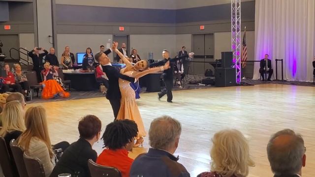 Kristers Smits and Elizabeth Shlimovich WDSF World Championships Smooth 2020 Atlanta foxtrot смотреть онлайн